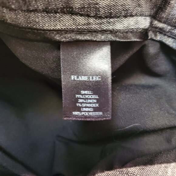 White House Black Market Women's Pants Modern Straight Leg Gray Black 6S - Picture 13 of 13